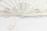 Valencia - Rockcoco fans stunning bridal / evening wear luxury hand fan close up