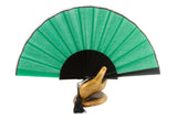 Green Glastonbury festival hand fan