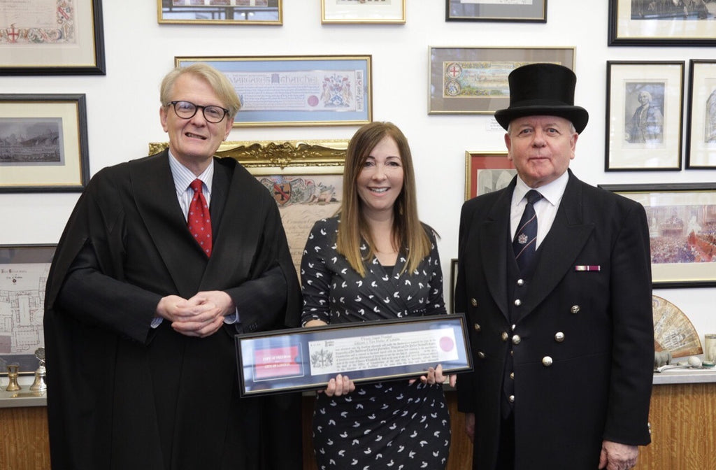 Freedom of the city of London for Rockcoco Fans founder