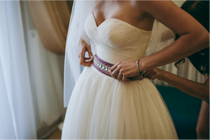 Rockcoco Fans collaborating with Bespoke dress designers Lluks London