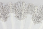 Valencia - Rockcoco fans stunning bridal / evening wear luxury hand fan lace detail